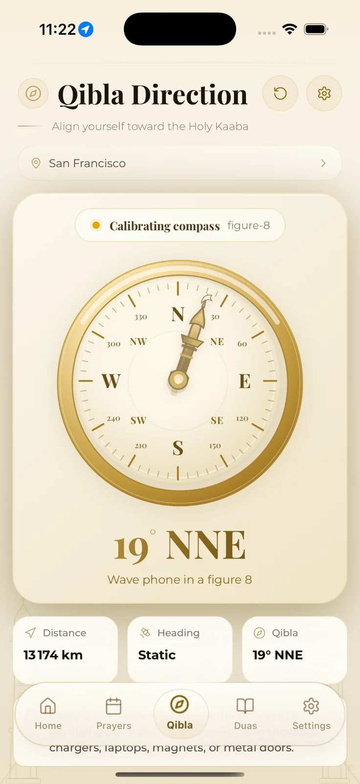 Iqama — Qibla Compass